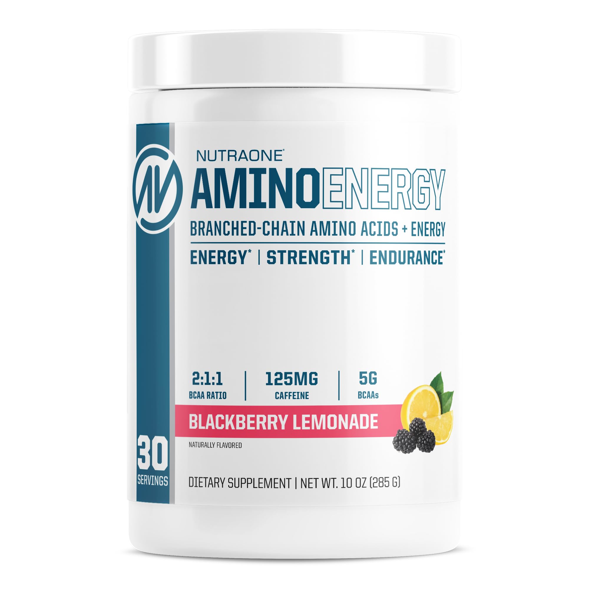NutraOne BCAA Amino Energy Supplement 358g front view