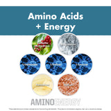 NutraOne BCAA Amino Energy Supplement 358g in a gym setting