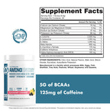 NutraOne BCAA Amino Energy Supplement 358g with shaker bottle