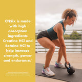 NutraOne CNSix Creatine HCl 210g in a gym setting