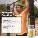 NutraOne CNSix Creatine HCl 210g product label close-up