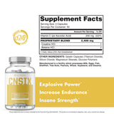 NutraOne CNSix Creatine HCl capsules in a hand