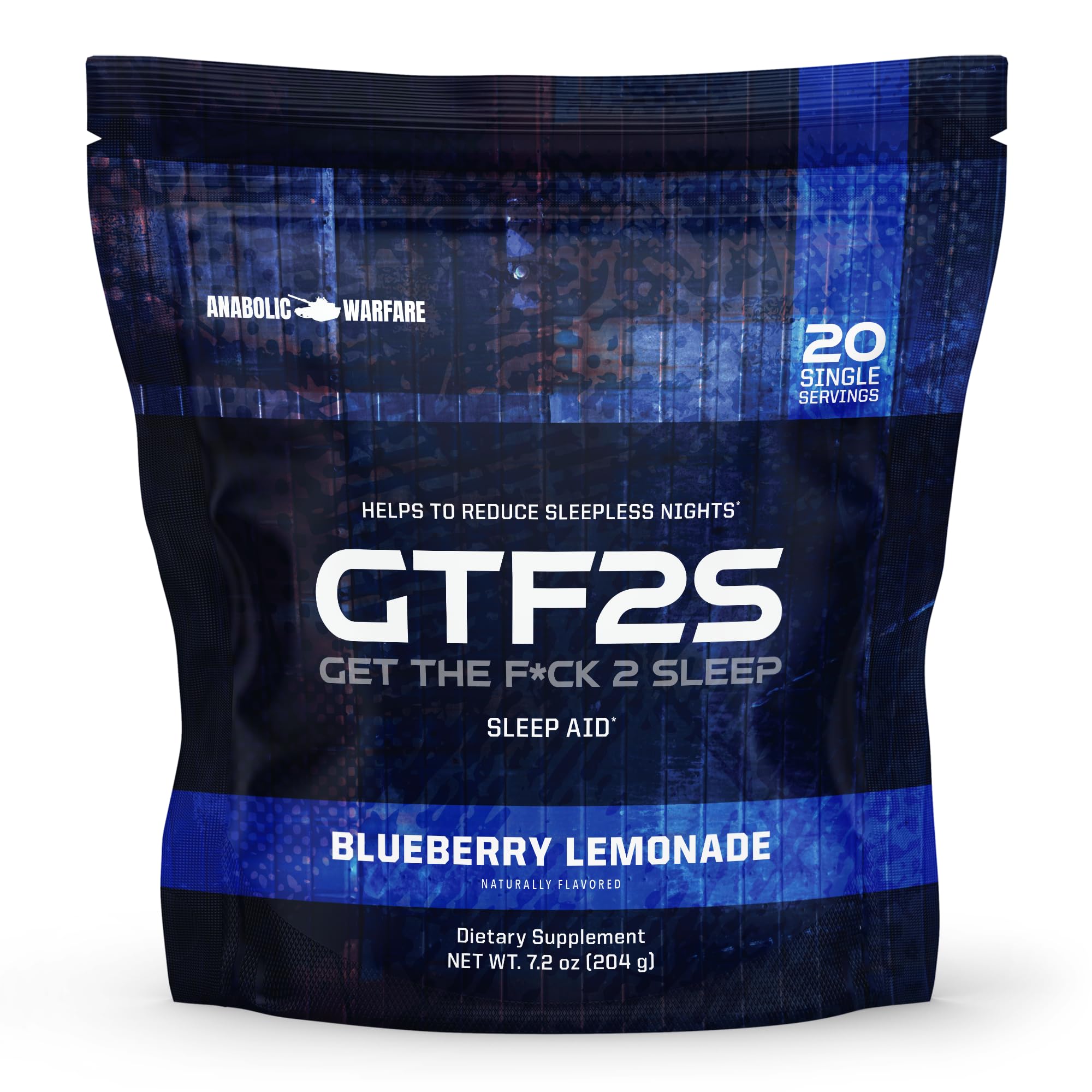 NutraOne GET THE FCK 2 Sleep® Sleep Aid 20 stick packs front view