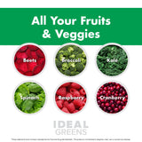 NutraOne Green Powder Supplement 340g mixed in a smoothie