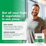 NutraOne Green Powder Supplement 340g serving suggestion