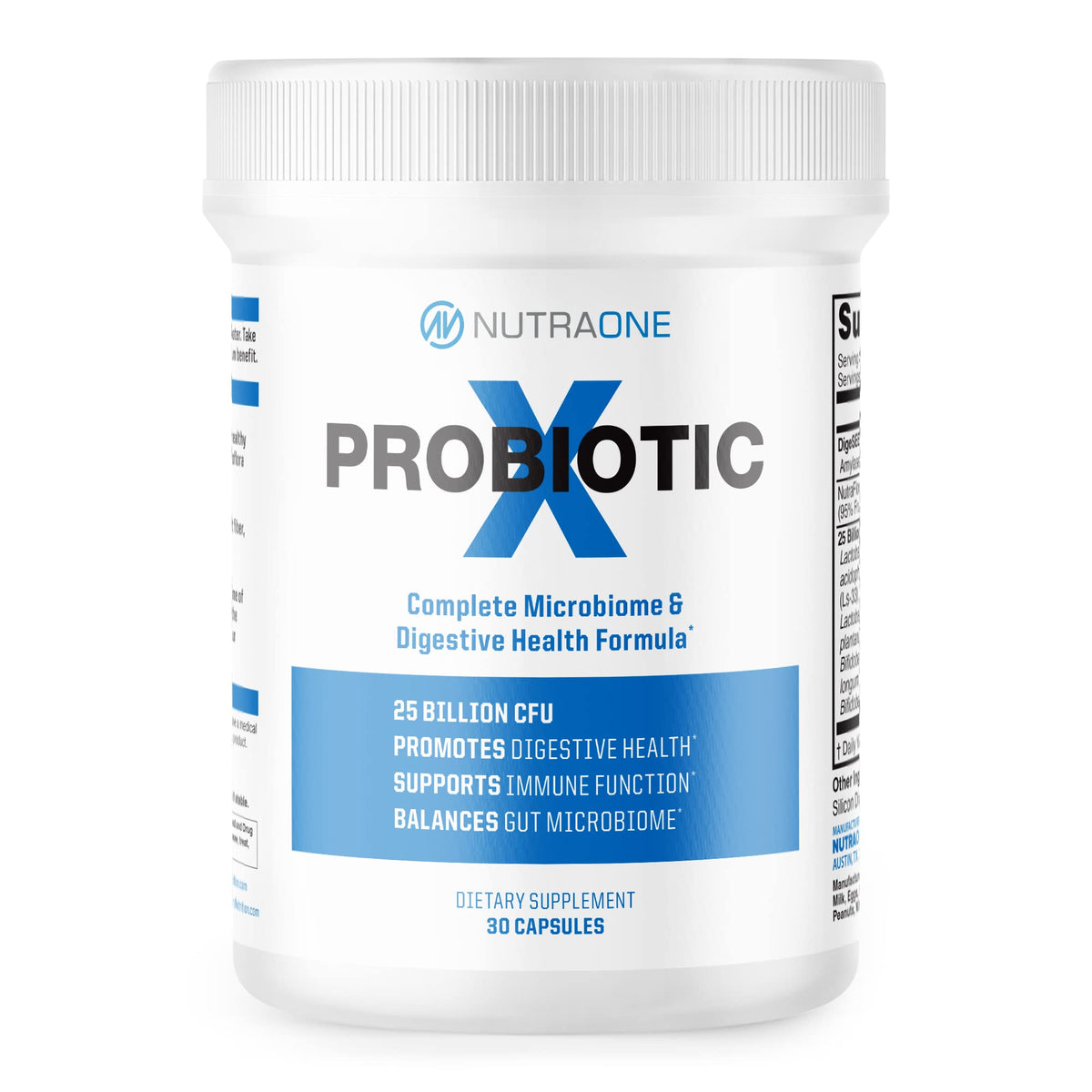 NutraOne Probiotic X Multi-Enzymes 50g front view