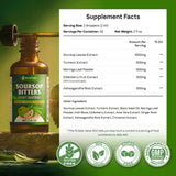 NutraPeaks Herbal Liquid Drops 150g bottle back view