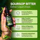 NutraPeaks Herbal Liquid Drops 150g bottle side view