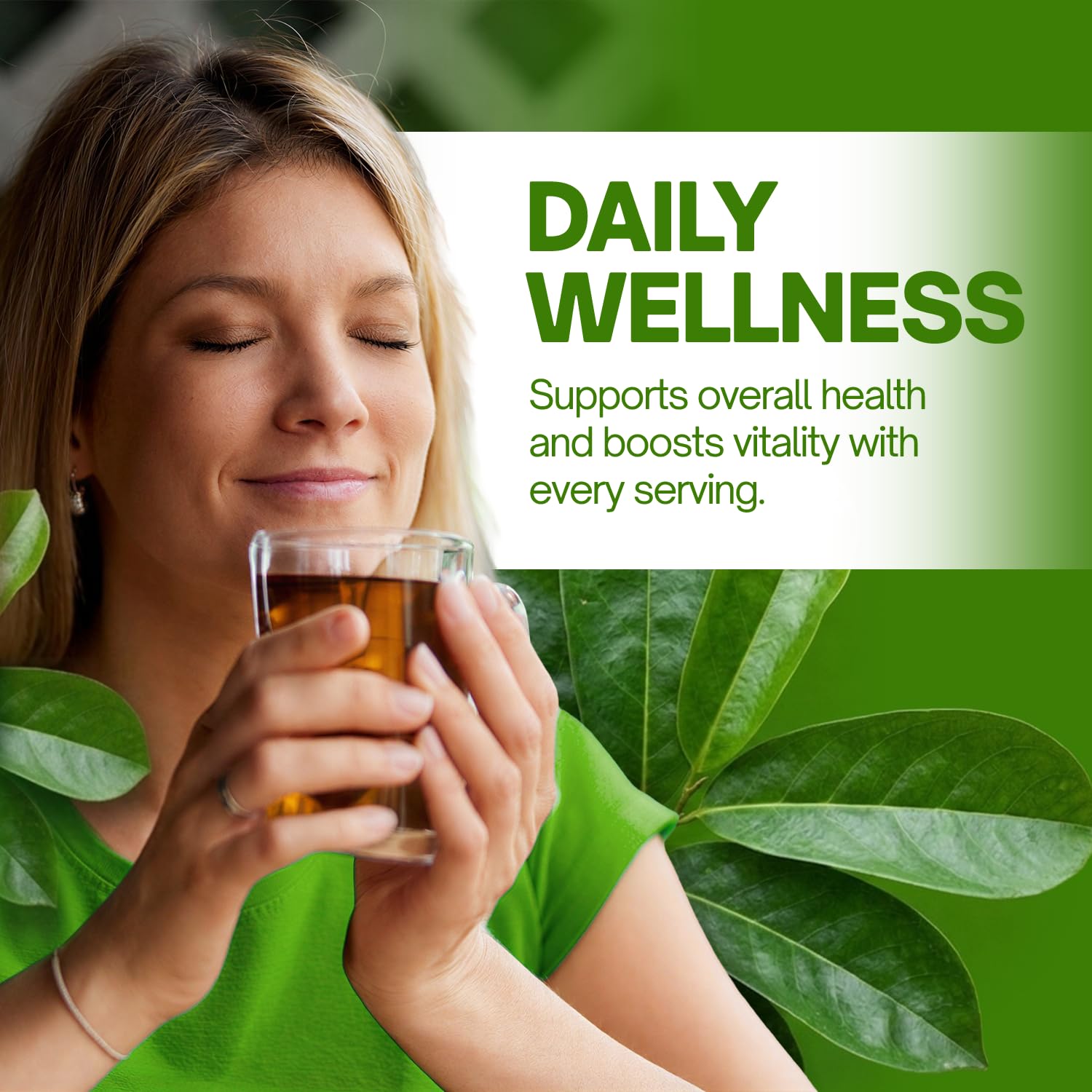 NutraPeaks Herbal Liquid Drops 150g in a glass of water