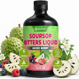 NutraPeaks Soursop Bitters Liquid 16 fl oz front view