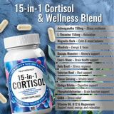 NutraPep 15-in-1 Cortisol Support Supplement back view