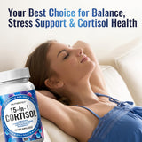 NutraPep 15-in-1 Cortisol Support Supplement capsules