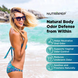 NutraPep Body Deodorizing Supplement on a kitchen counter