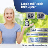 NutraPep Cortisol Gummies open bottle with gummies visible