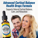 NutraPep Cortisol Health Drops 60mL bottle side view