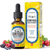 NutraPep Cortisol Health Drops 60mL front view with packaging
