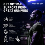NutraPep Creatine Monohydrate Gummies in hand for scale