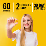NutraPep Feminine Balance Gummies side view with nutritional information