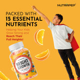 NutraPep Height Growth Support Gummies in a child's hand