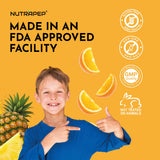 NutraPep Height Growth Support Gummies side view with nutritional information