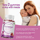 NutraPep Lactation Support Gummies on a wooden table