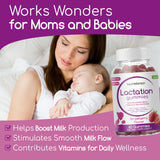 NutraPep Lactation Support Gummies packaging side view