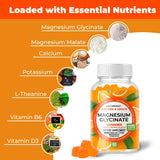 NutraPep Magnesium Glycinate Gummies on a wooden table
