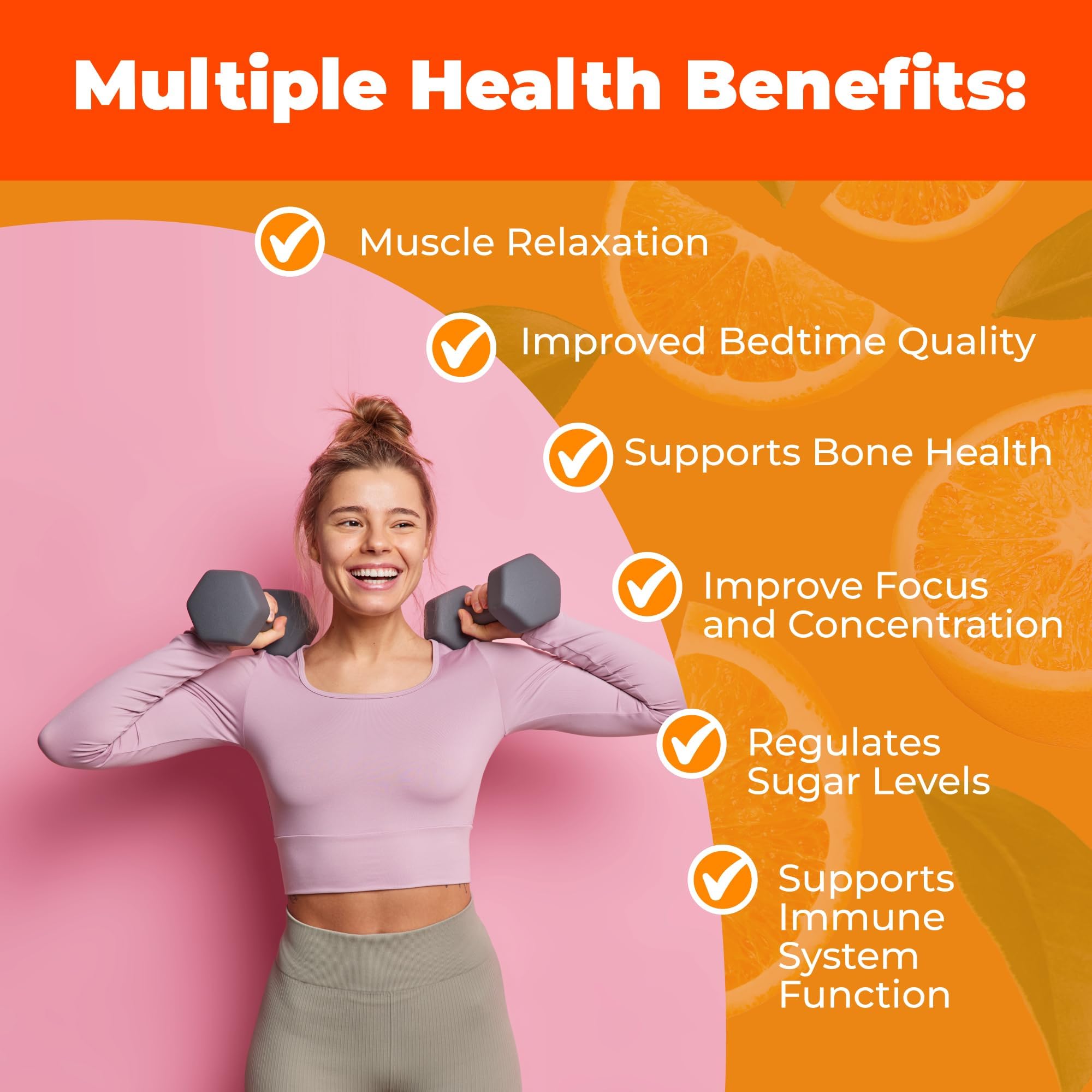 NutraPep Magnesium Glycinate Gummies side view showing ingredients