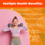 NutraPep Magnesium Glycinate Gummies side view showing ingredients
