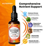 NutraPep Magnesium Glycinate Liquid Drops 132g back view