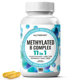 NutraPep Methylated B Complex Capsules bottle front view