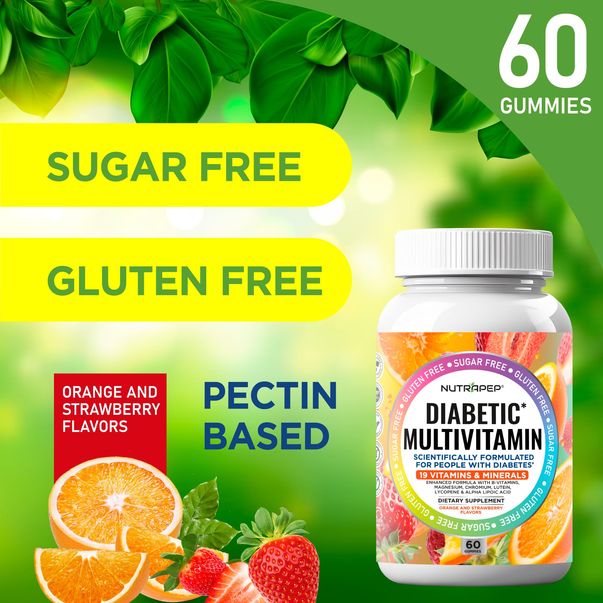 NutraPep Multivitamin Gummies in a bowl