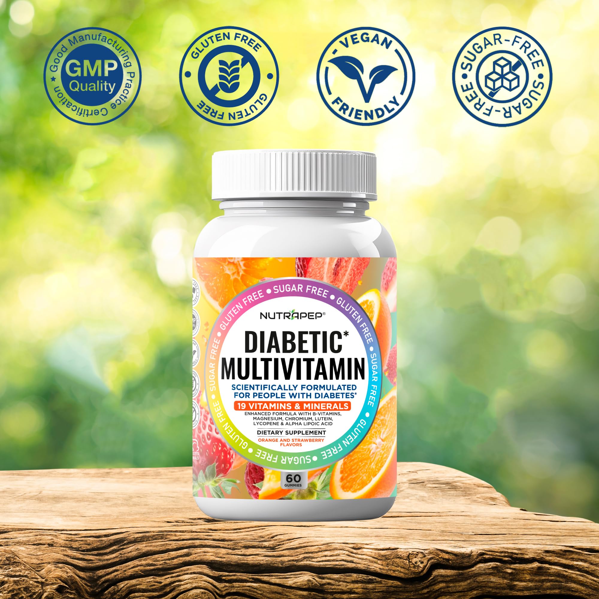 NutraPep Multivitamin Gummies side view