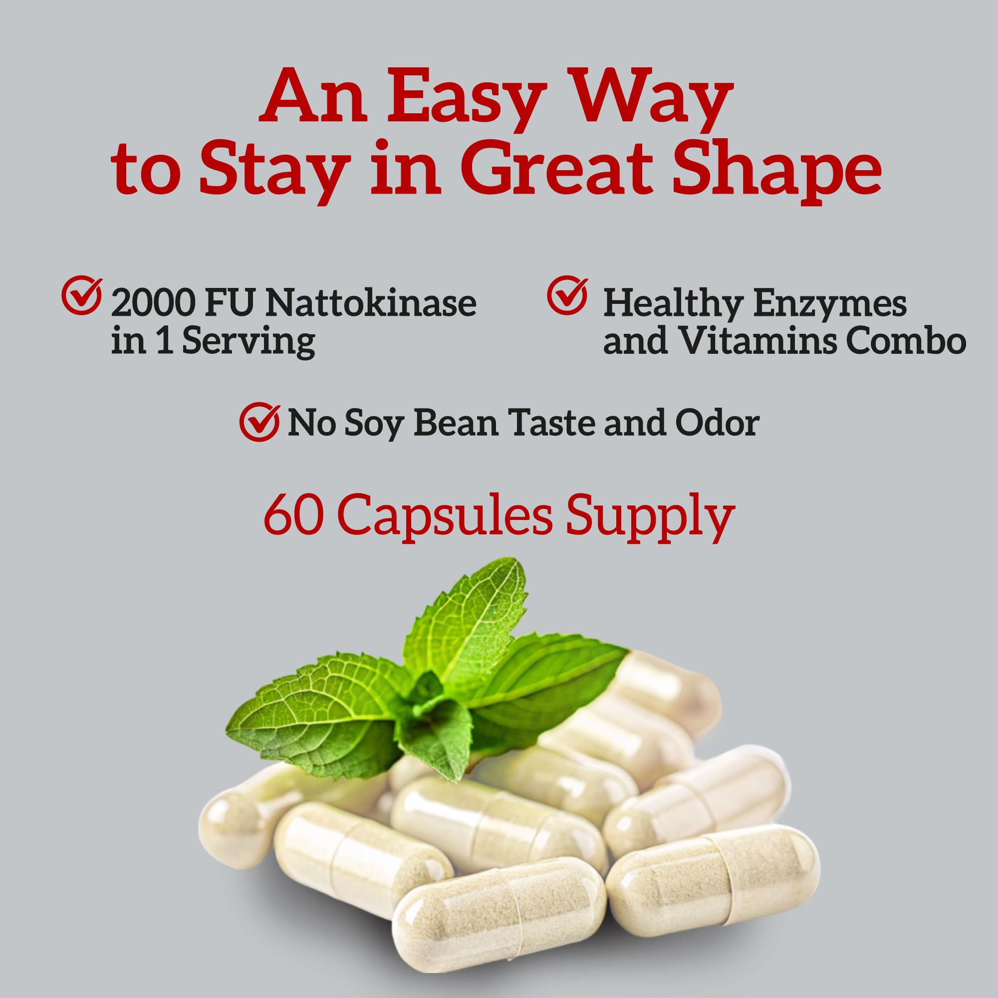 NutraPep Nattokinase Capsules close-up of capsules