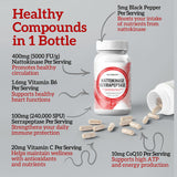 NutraPep Nattokinase Capsules opened bottle with capsules