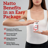 NutraPep Nattokinase Capsules side view showing label