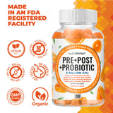 NutraPep PRE+POST+PROBIOTIC Gummies in a lifestyle setting
