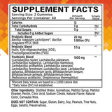 NutraPep PRE+POST+PROBIOTIC Gummies with a glass of water