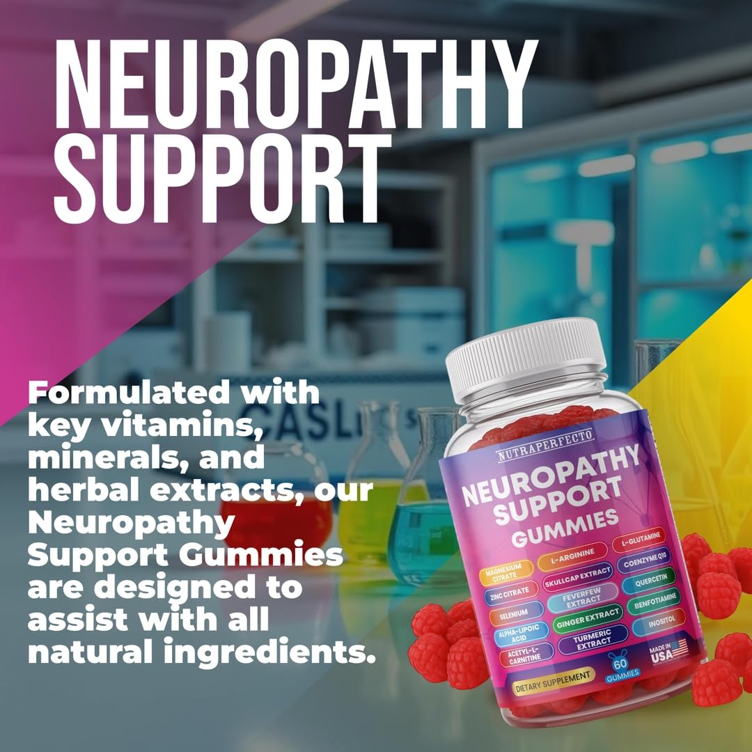 NutraPerfecto Neuropathy Gummies in a hand