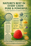 NutraPerfecto Neuropathy Gummies side view with nutrition facts