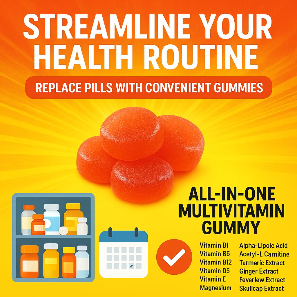 NutraPerfecto Neuropathy Gummies with ingredients display