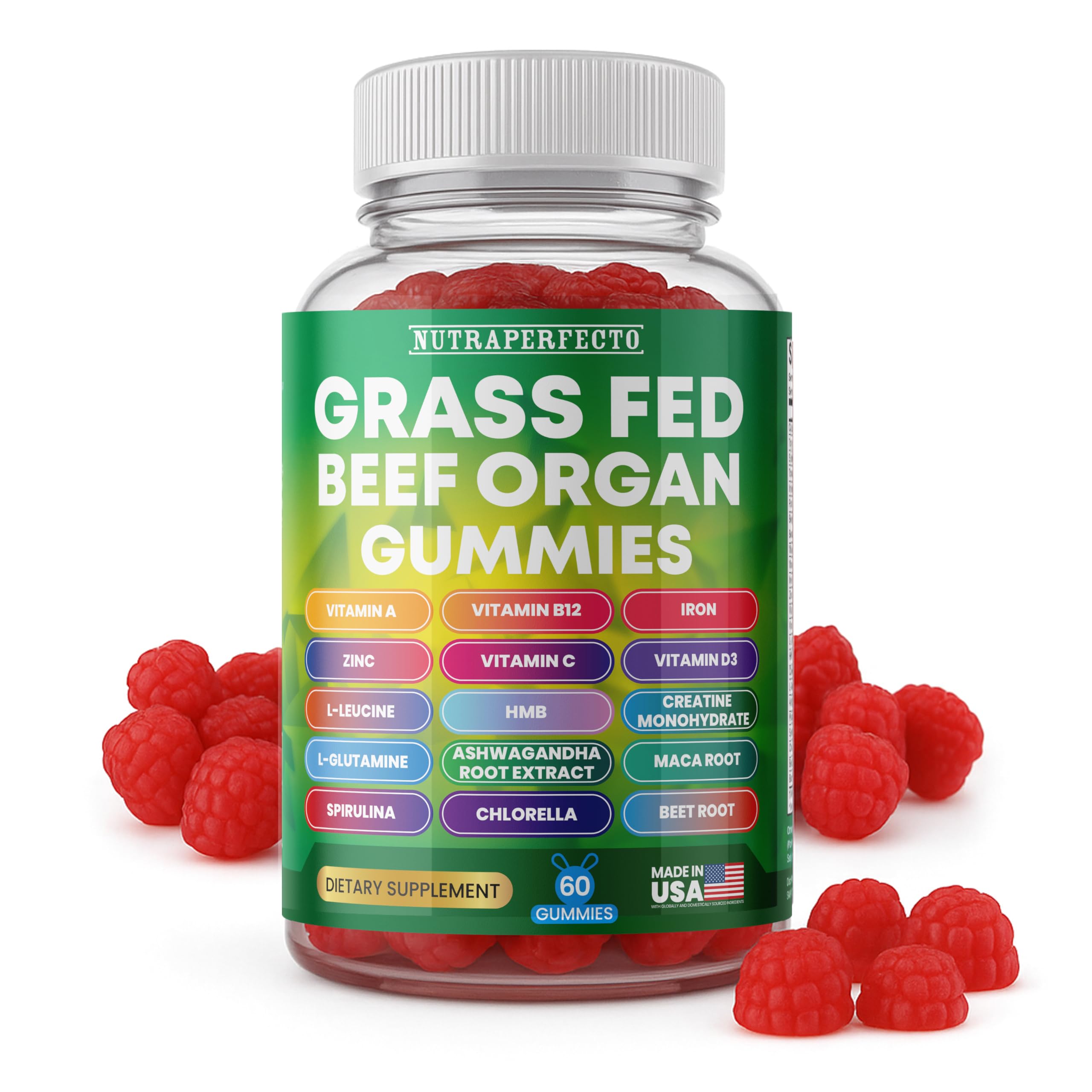 NutraPerfecto Shilajit Gummies front view packaging