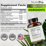 NutraPro Blood Flow Optimizer supplement packaging details
