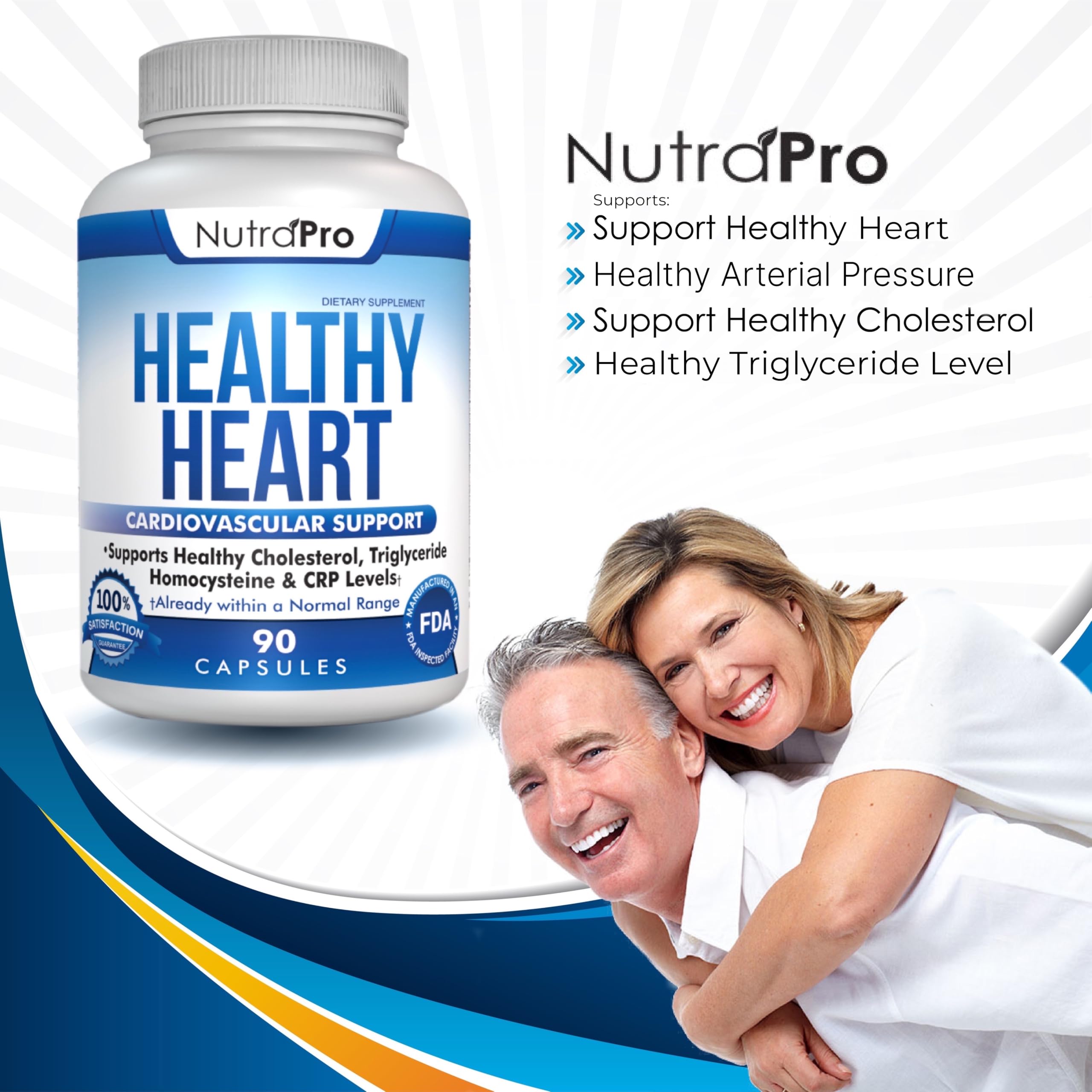NutraPro daily wellness 5-in-1 Support Supplement side view