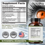 NutraPro Lutein Eye Health Supplement ingredients list