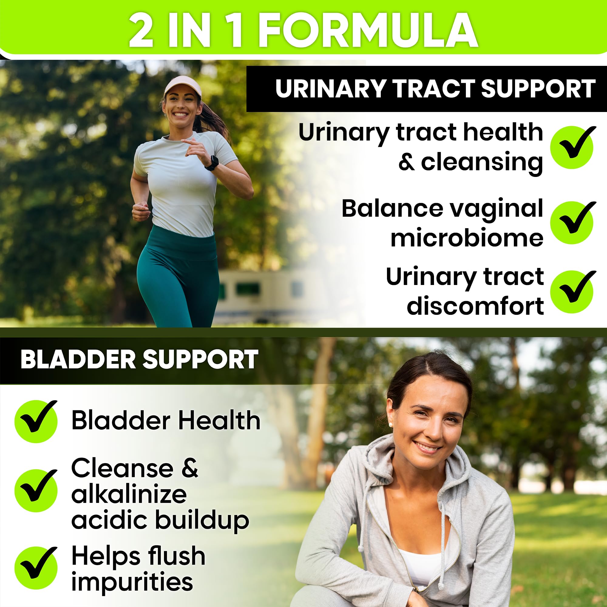 NutraPro Urinary Tract Support Capsules back view