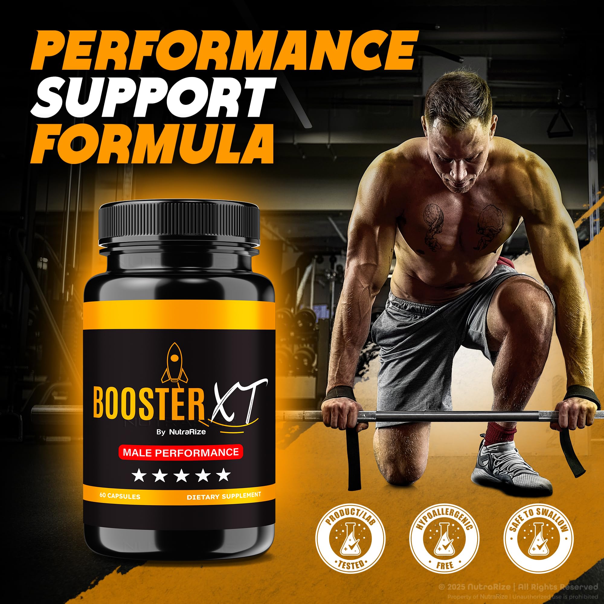 NutraRize support XT Supplement for Men packaging