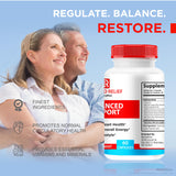 NutraRize Trusted Relief Capsules bottle with daily supplement routine