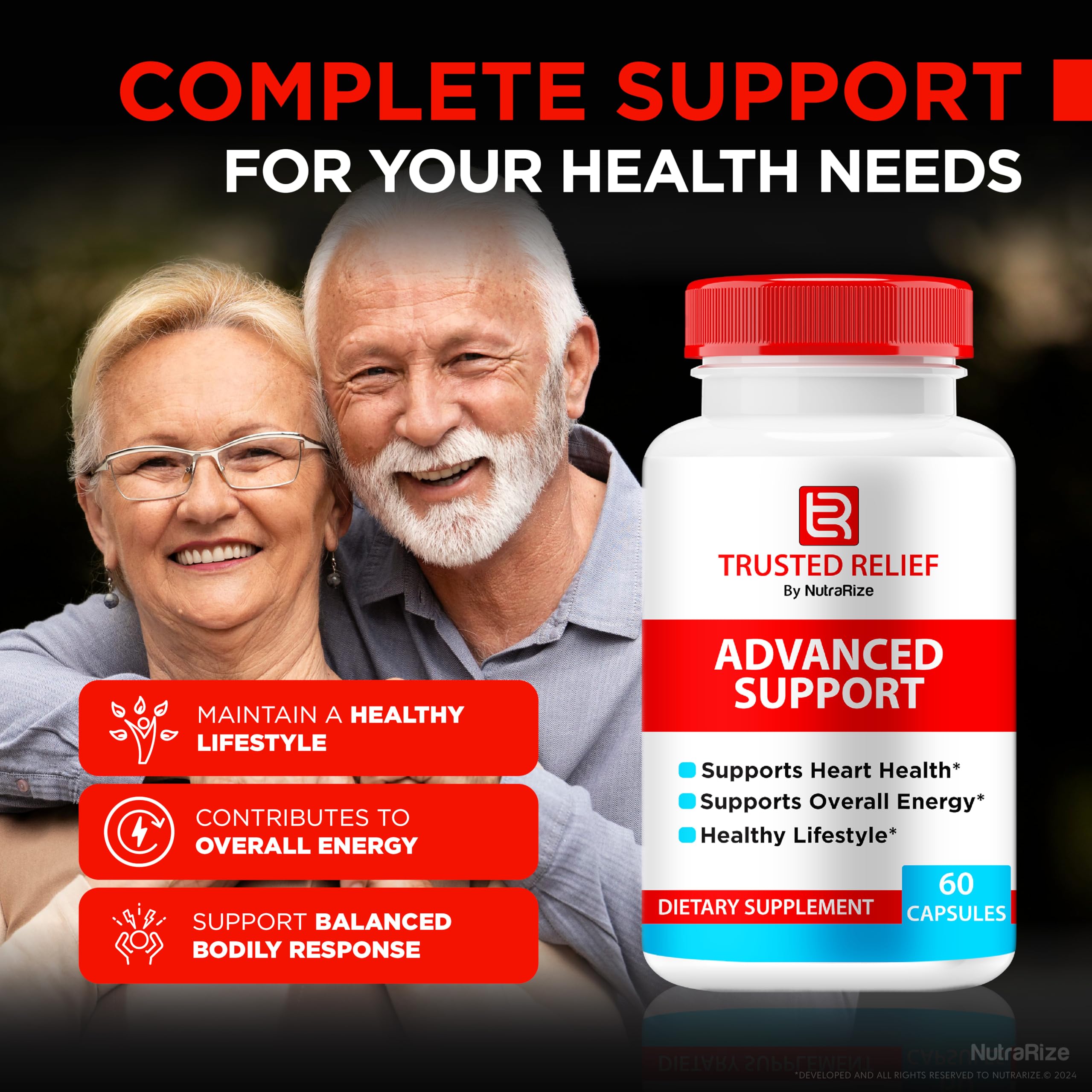 NutraRize Trusted Relief Capsules close-up of capsules