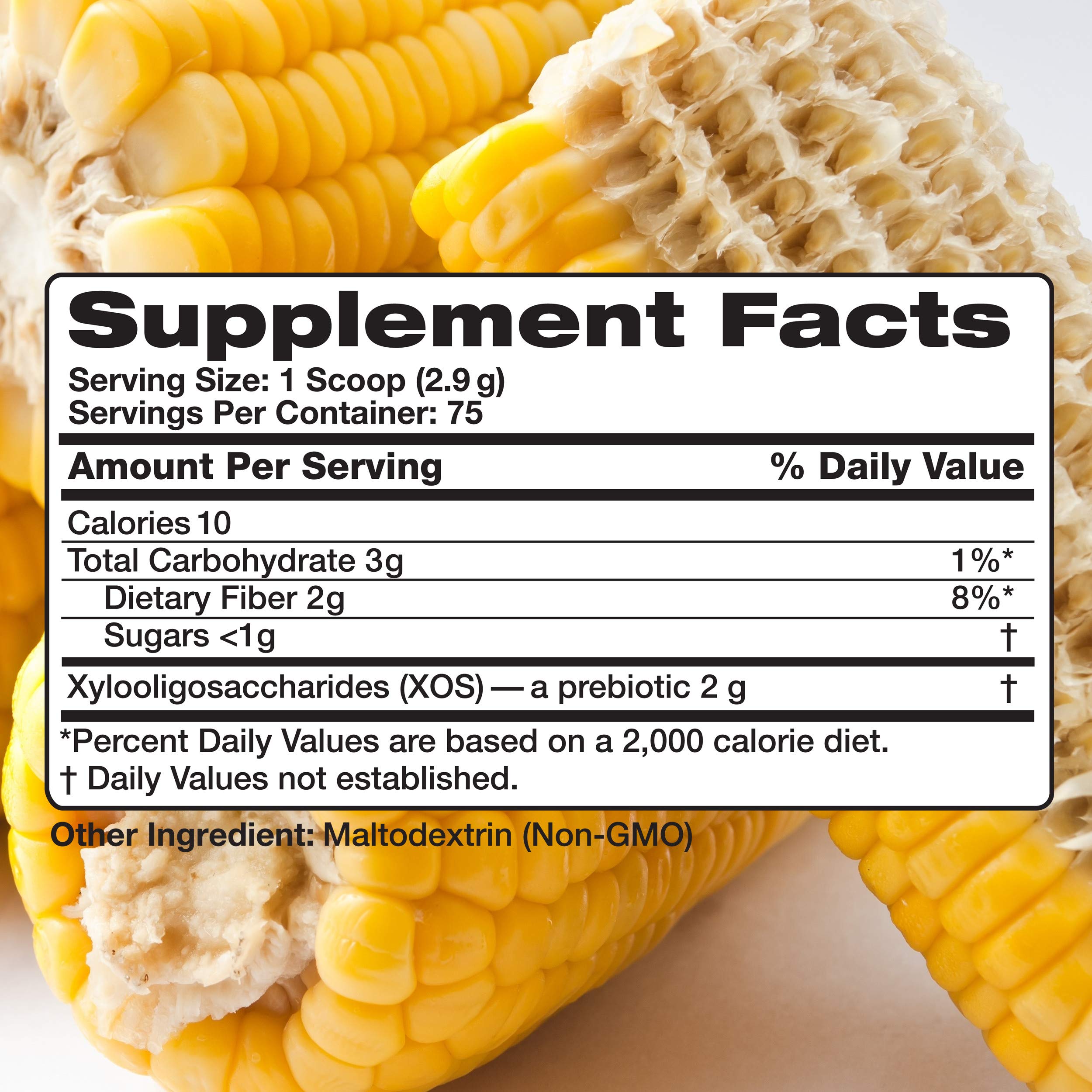 Nutrasumma Prebiotic Powder 218g on a kitchen counter